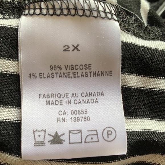 Black & White Stripe Maxi Dress - Picture 4 of 5